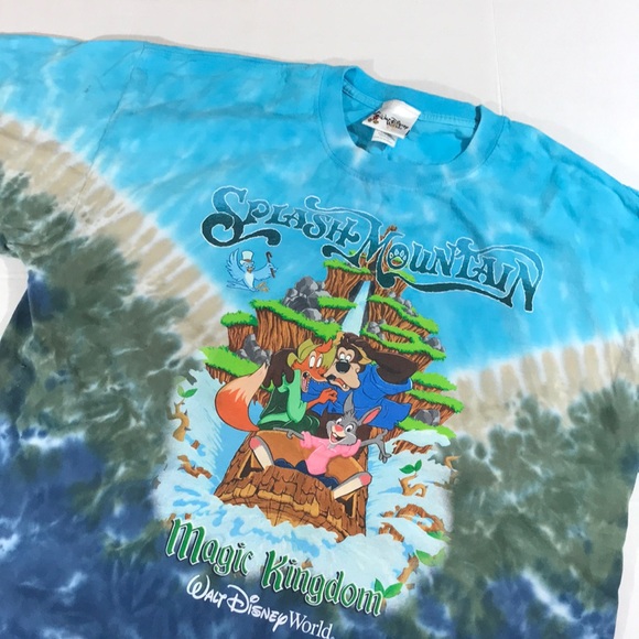 splash mountain tie dye shirt